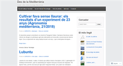 Desktop Screenshot of desdelamediterrania.cat